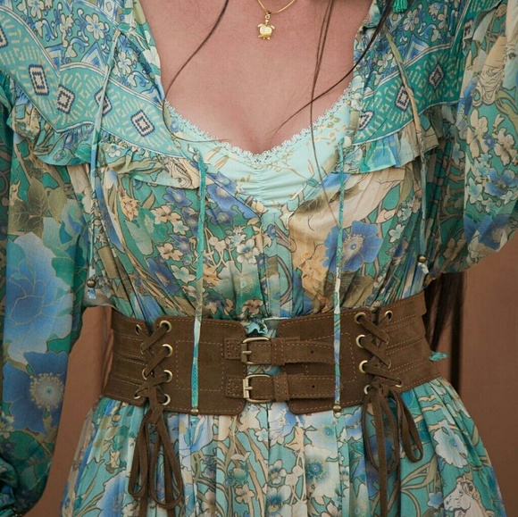 Spell Accessories - New spell designs josephine suede leather belt M